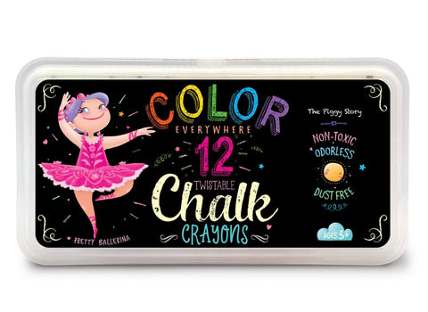 color everywhere chalk crayons - pretty ballerina