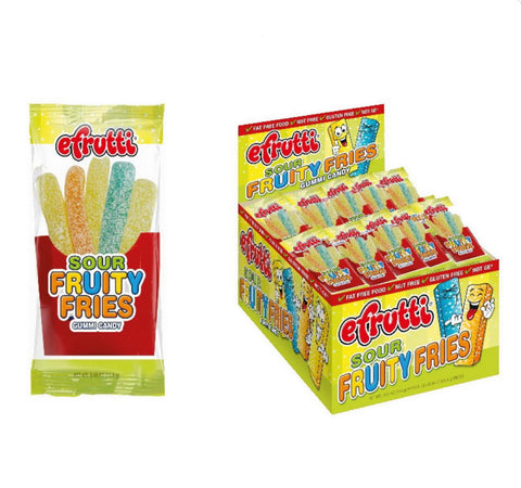 sour gummy fruity fries