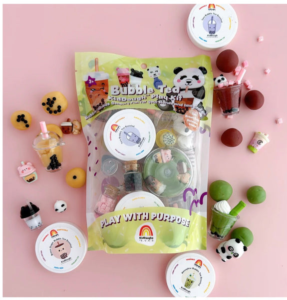 earth grown kiddough play kit - assorted themes
