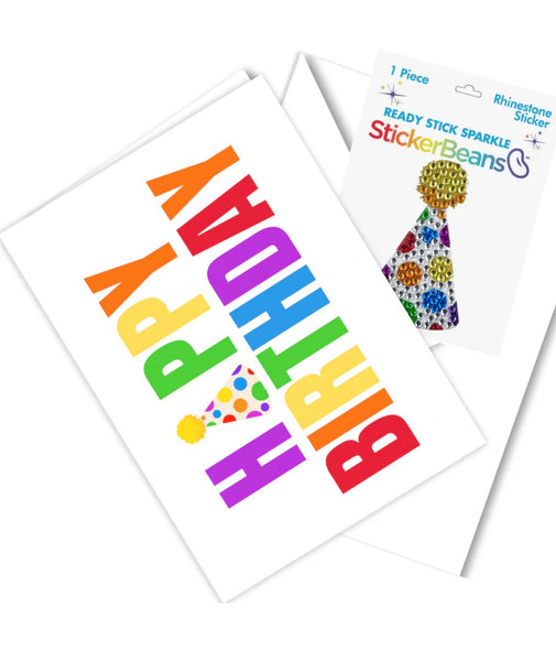 stickerbeans greeting card