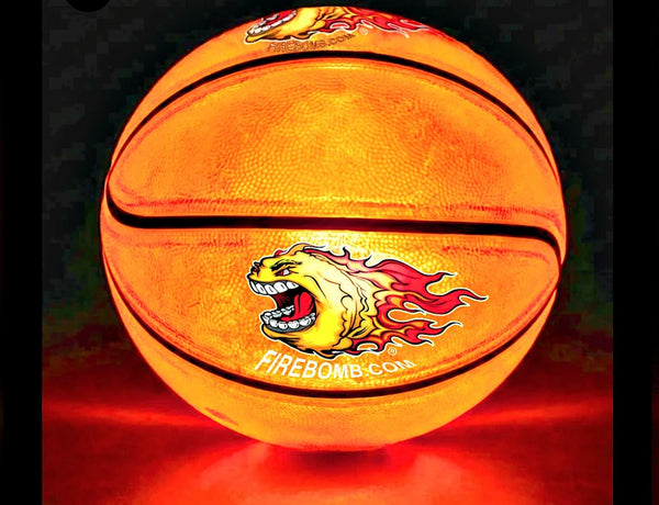 firebomb rubber basketball - orange