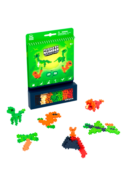 puzzle by number activity pad - assorted