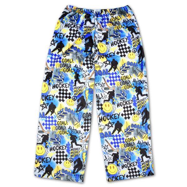 corey paige hockey fuzzie pants