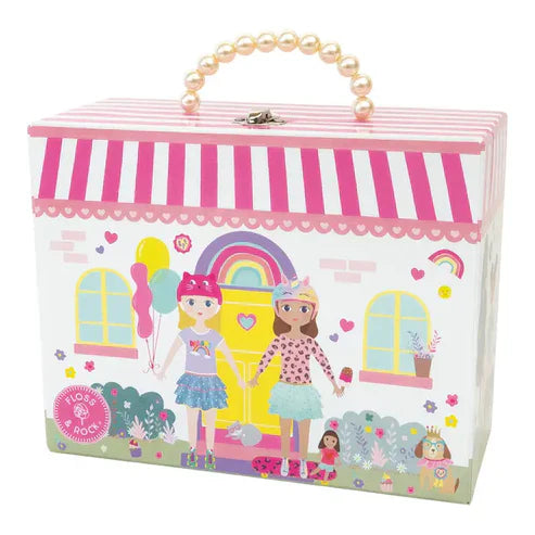 my musical tin tea set - dolls house