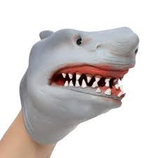 hand puppet- dinosaur, dragon & shark