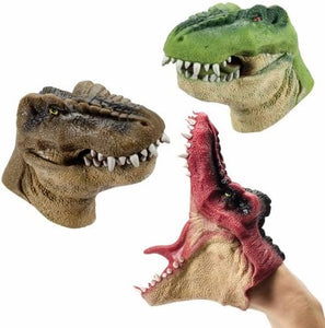 hand puppet- dinosaur, dragon & shark
