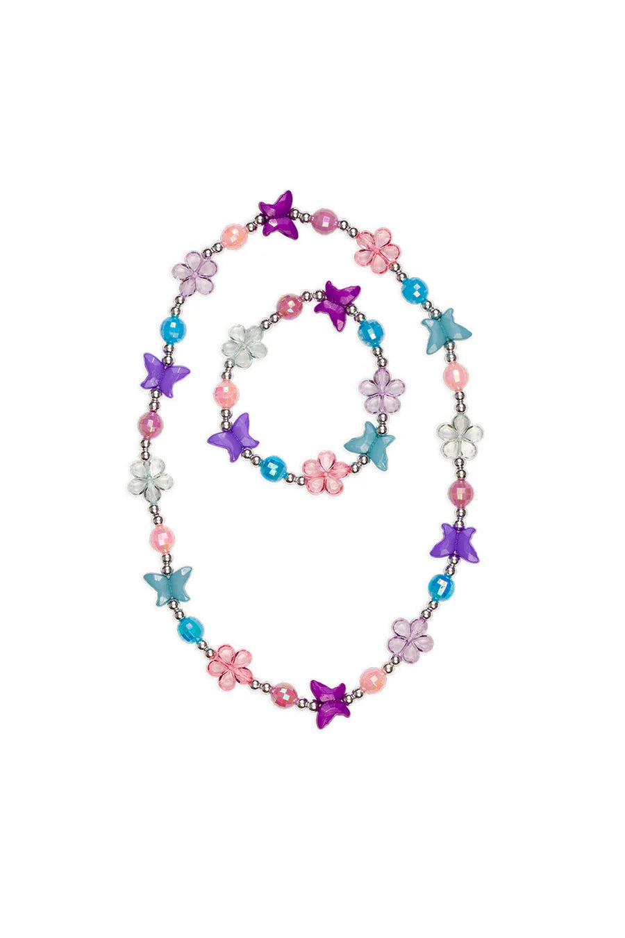 flutter me by necklace and bracelet set
