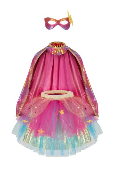 super duper tutu, cape and mask set