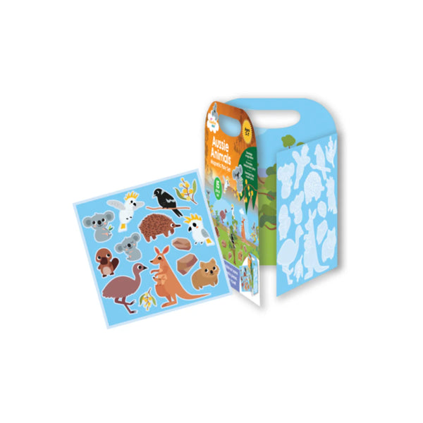aussie animals magnetic play set