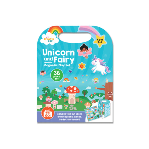 unicorn and fairy magnetic play set