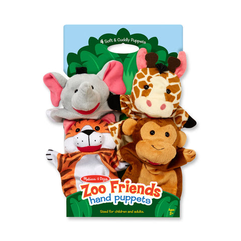 hand puppets- zoo friends