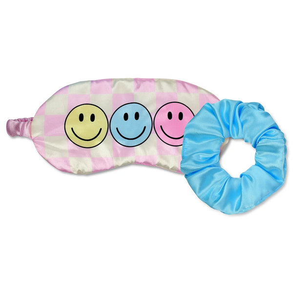 eye mask with scrunchie
