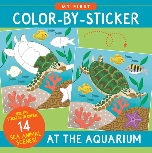 my first color by sticker book - assorted titles
