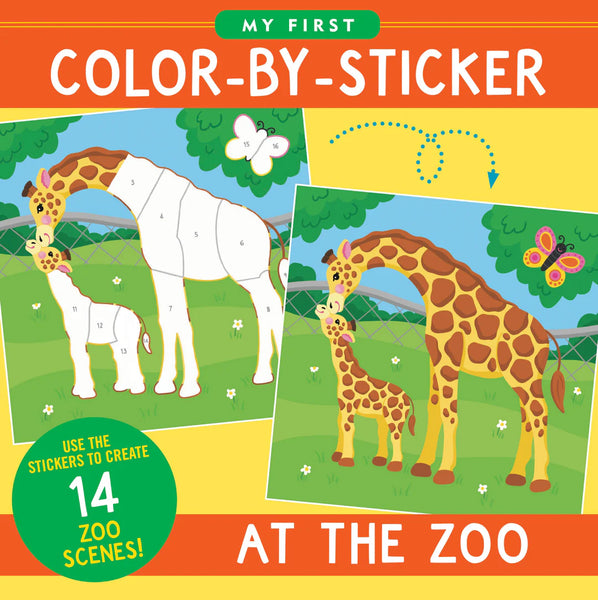 my first color by sticker book - assorted titles