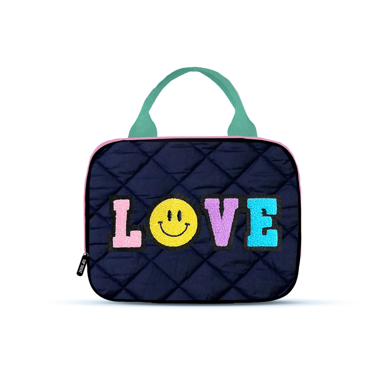 navy puffer love lunch box