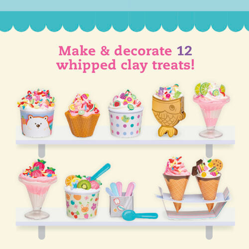 whipped clay froyo shop