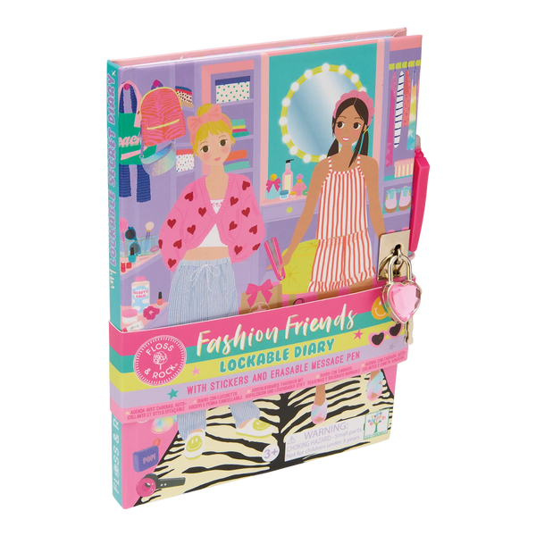 fashion friends lockable diary