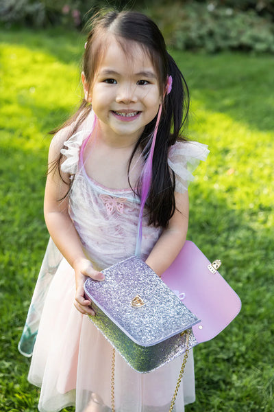 skyline sparkle party purse