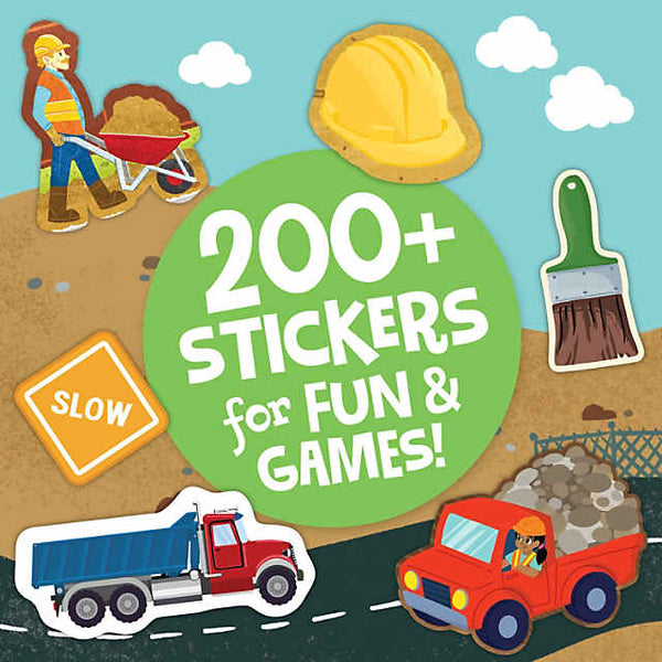 build it construction sticker activity book