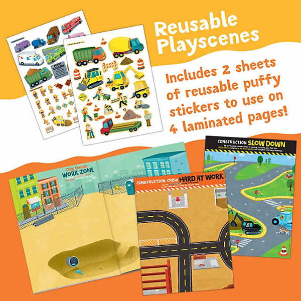 build it construction sticker activity book