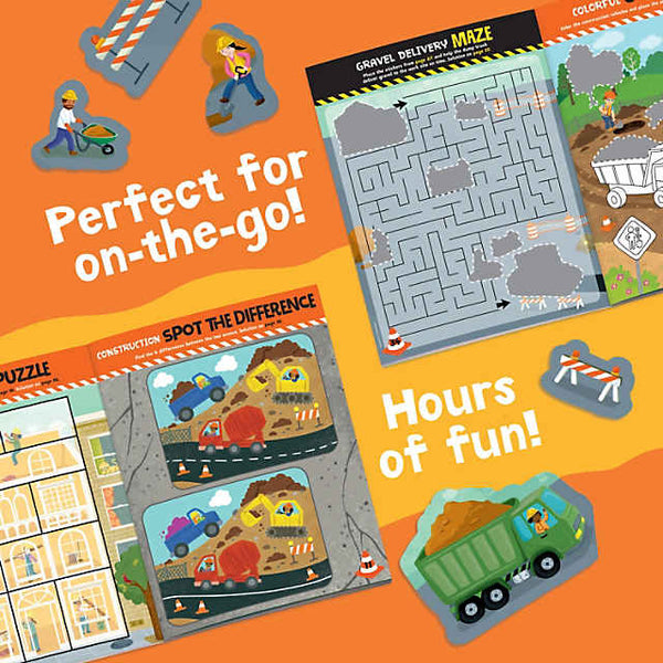 build it construction sticker activity book