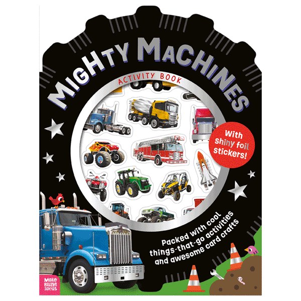 mighty machines activity book
