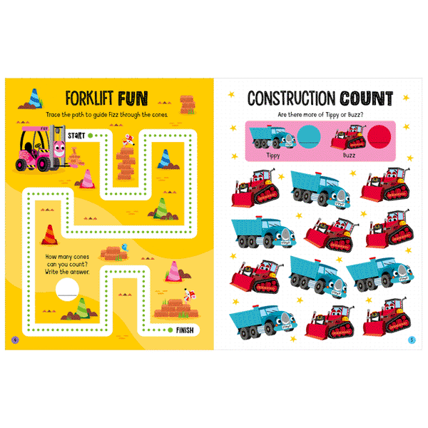 busy diggers activity book