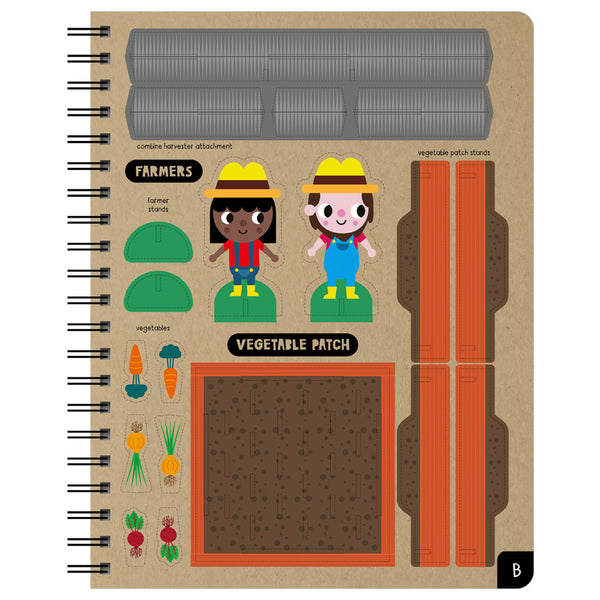 cardboard builder - on the farm