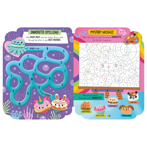 snackette friends activity book