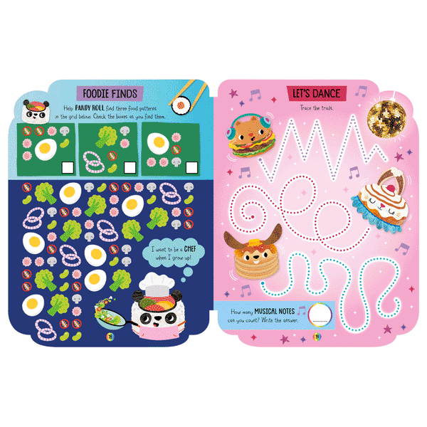 snackette friends activity book