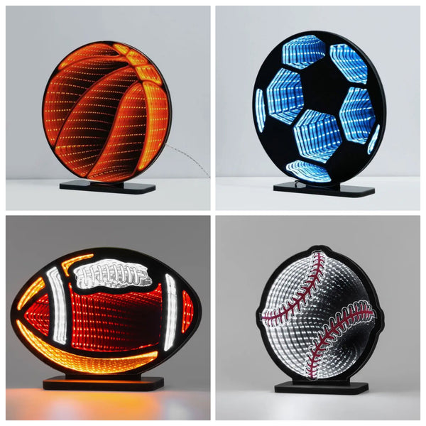 neon art sports infinity light - assorted sports