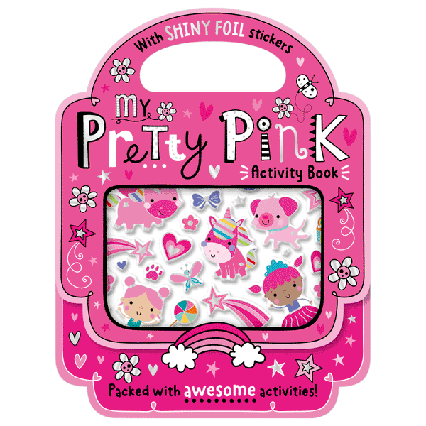 my pretty pink activity book