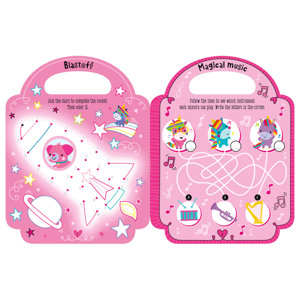 my pretty pink activity book