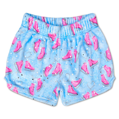 snowy skates fuzzie shorts