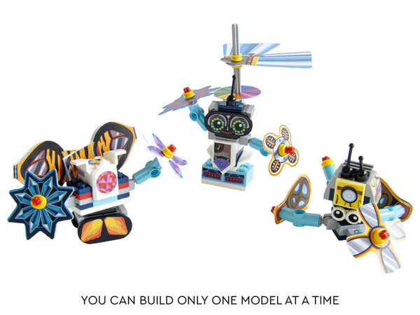 lego robots - build and stick