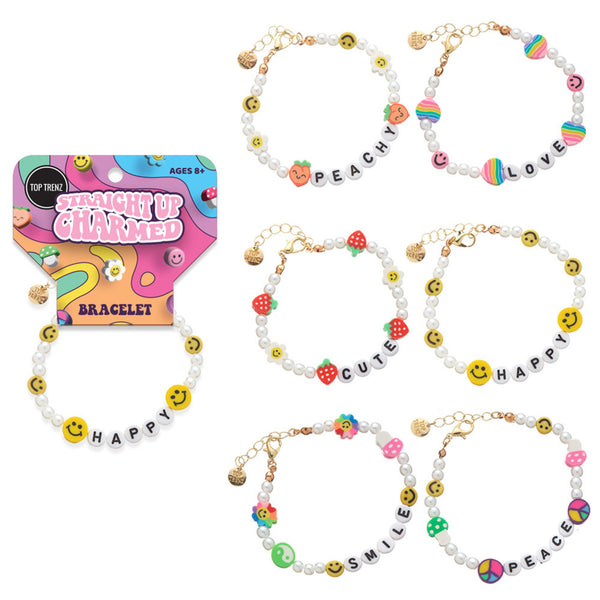 straight up charmed bracelet