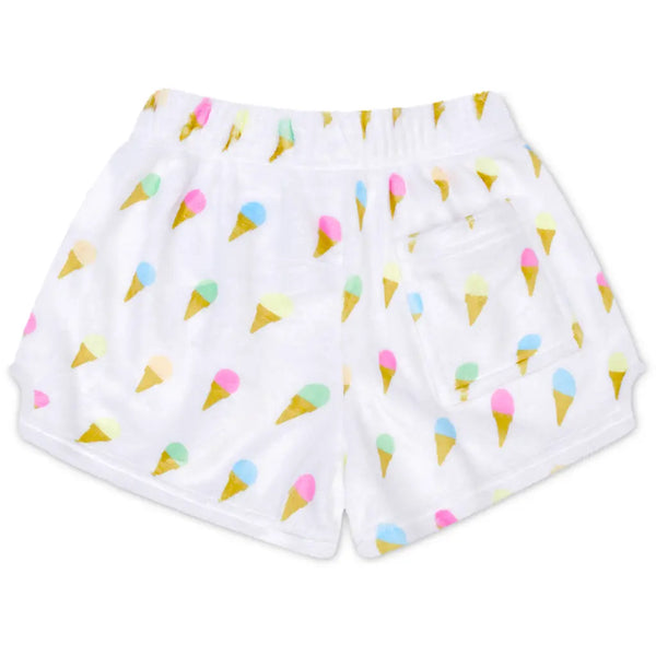 sweet scoops fuzzie shorts