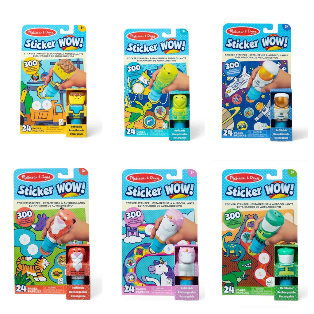 sticker wow - assorted themes and refills – Parkway Presents