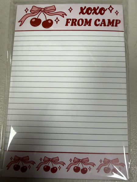 camp stationery - assorted styles