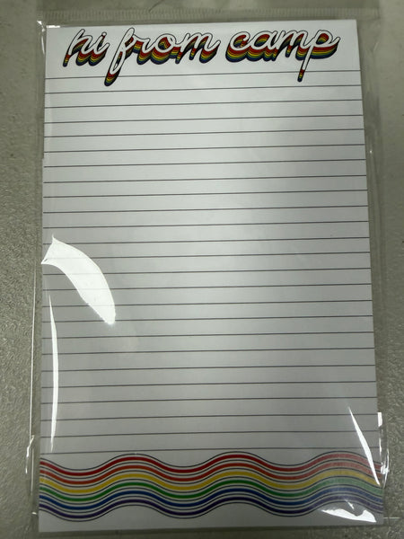 camp stationery - assorted styles