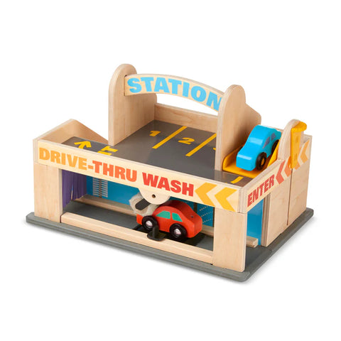 service station parking garage