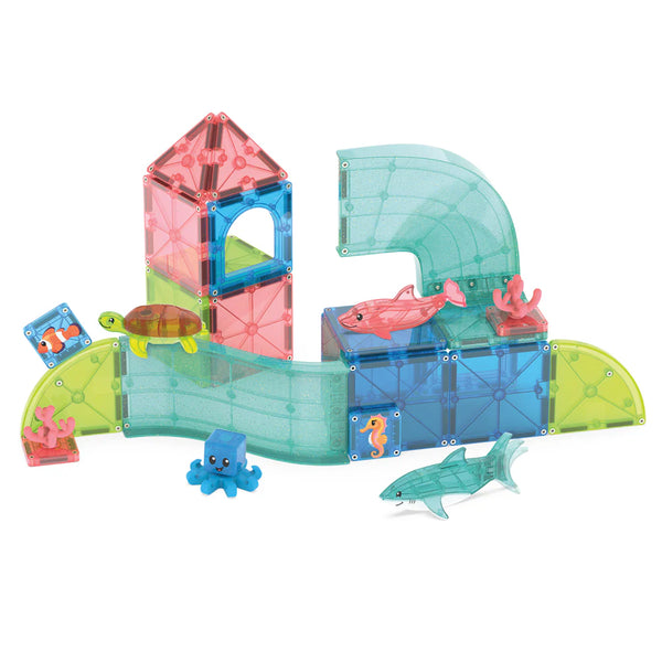 magna-tiles coral reef