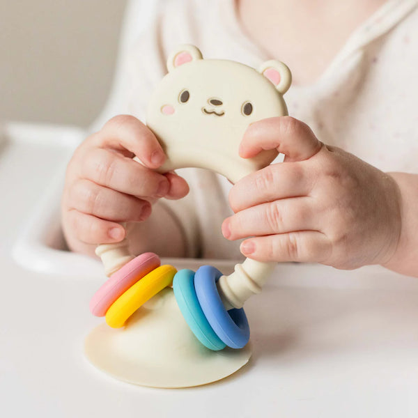 high chair buddy - silicone bear