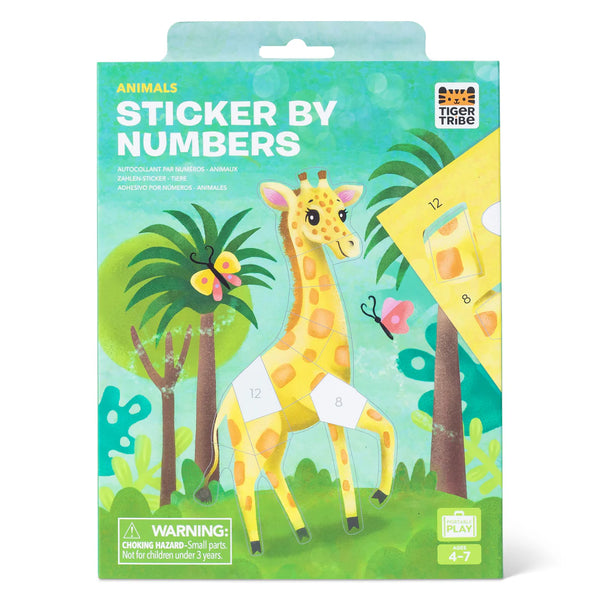 sticker by numbers - assorted themes