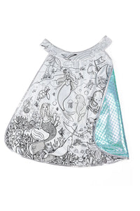 color a cape mermaid