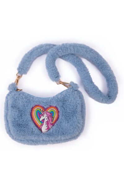 rainbow cuddle crossbody purse