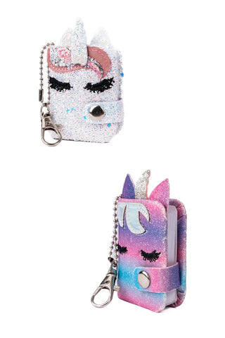 mini sparkly friends keychain journal