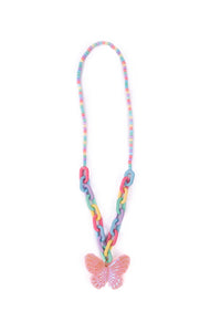 kaleidoscope butterfly necklace