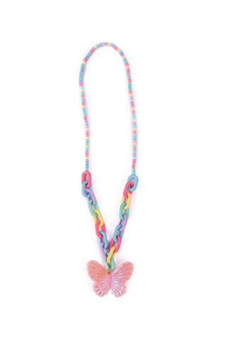 kaleidoscope butterfly necklace