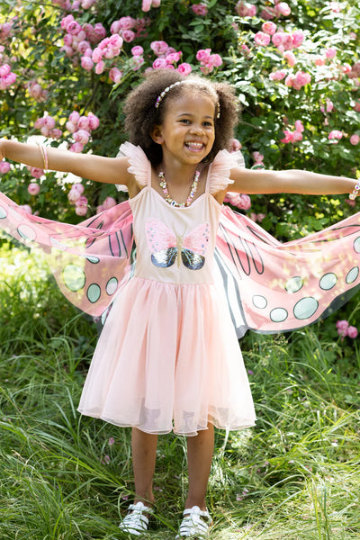sequins secret butterfly twirl dress